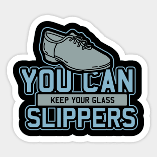 Glass slipper Sticker for Sale by breannapoch