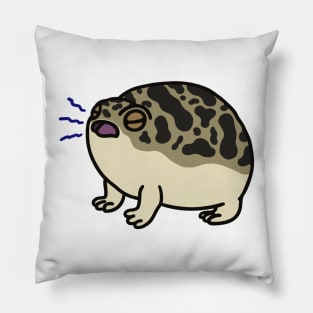 Angy Desert Frog Pillow
