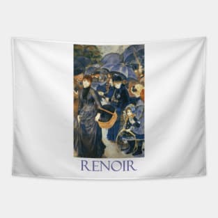 Umbrellas by Pierre-Auguste Renoir Tapestry