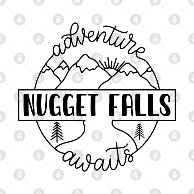 Nugget Falls hiker gift for climber. Perfect present for mother dad friend him or her by SerenityByAlex