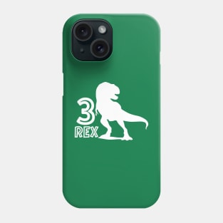 3th Birthday, 3 Rex Phone Case