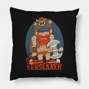 Hipster Dwarf Berserker Pillow