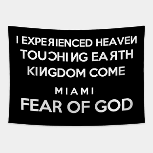 Miami Fear Of God Tapestry