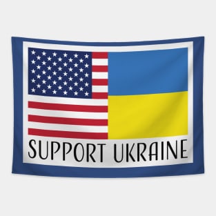 Support Ukraine - USA Tapestry