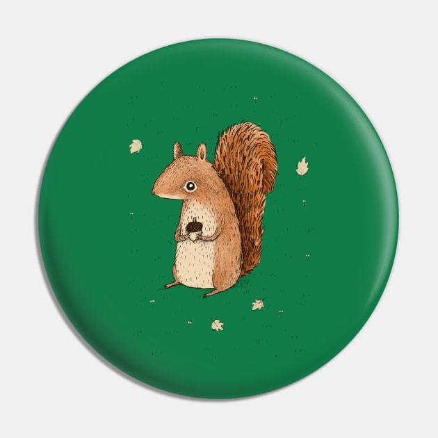 Sarah the Squirrel Pin by Sophie Corrigan