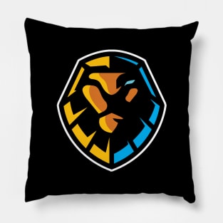 lion head vector Pillow