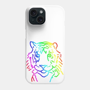 Rainbow Tiger Phone Case