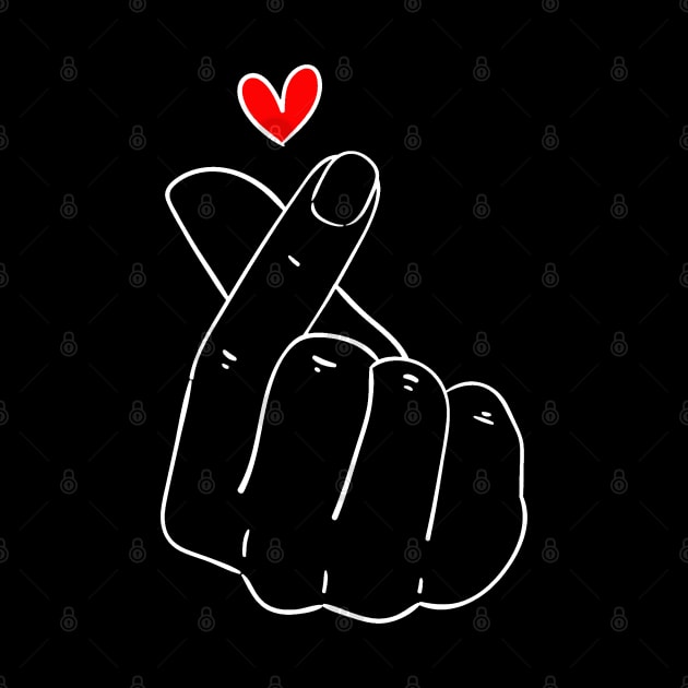 K-Pop Finger Heart by deanbeckton