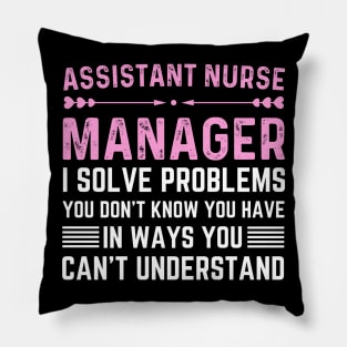 Cute Assistant Nurse Manager Medical Nursing Women Pillow