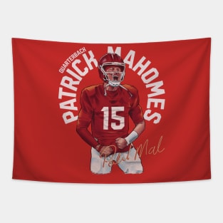 Patrick Mahomes Kansas City Name Arc Tapestry