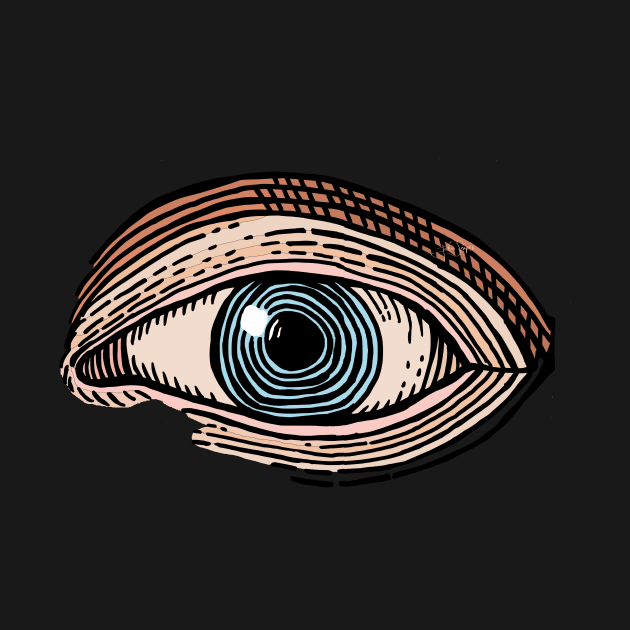 Engraved Eye in Color by JSnipe