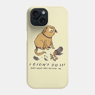 guilty dog Phone Case