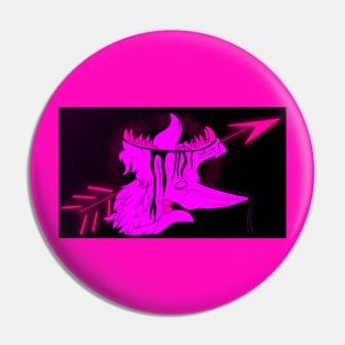 Drooling Gage Beast [Neon] Pin
