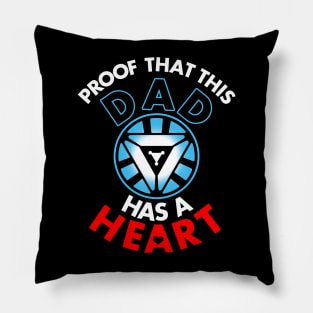 Superhero Dad Best Dad Gift For Father's Day Pillow