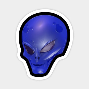 Blue Alien Creature Magnet