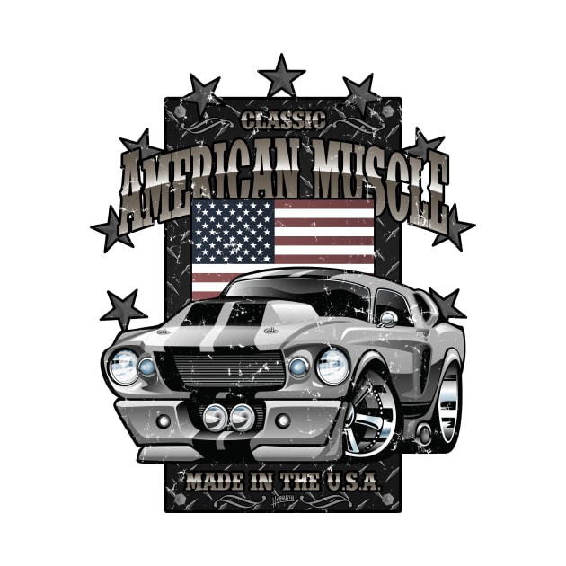 Classic American Muscle Car by hobrath