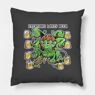 Beer & Alien Pillow