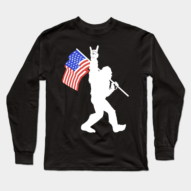 bigfoot flag shirt