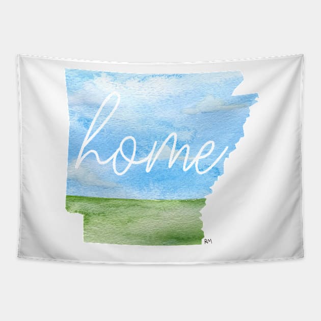 Arkansas Home State Tapestry by RuthMCreative