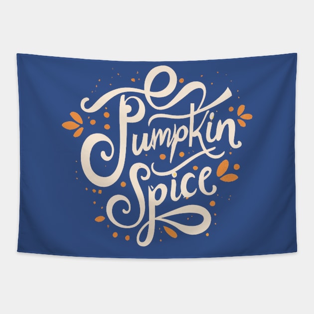 Pumpkin Spice Tapestry by Sanworld