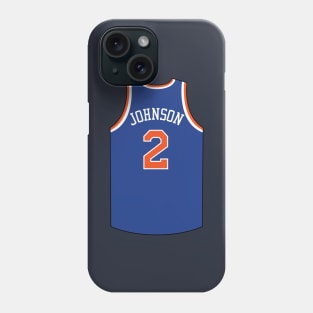 Larry Johnson New York Jersey Qiangy Phone Case