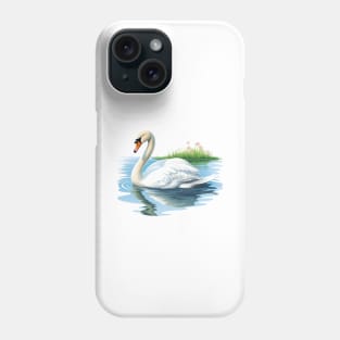 White Swan Phone Case