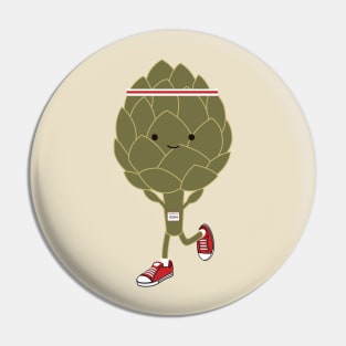 Retro Artichoke Runner Pin