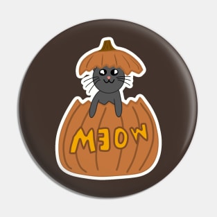 Halloween Cat Pin