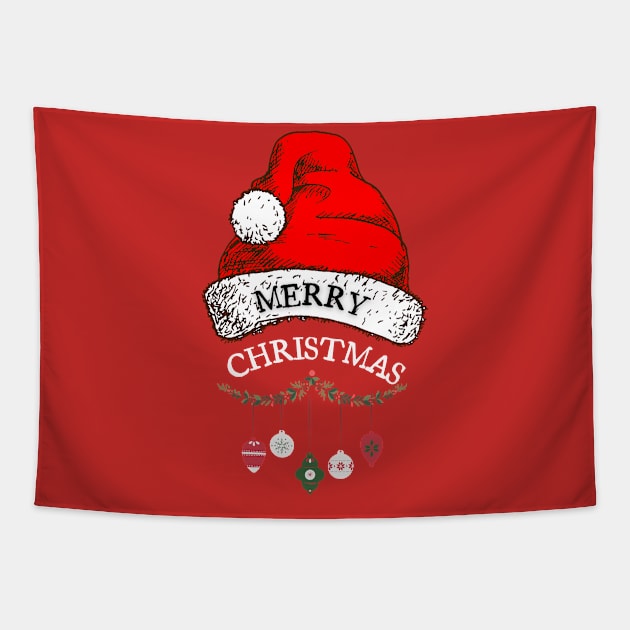 Merry Christmas Tapestry by GMAT