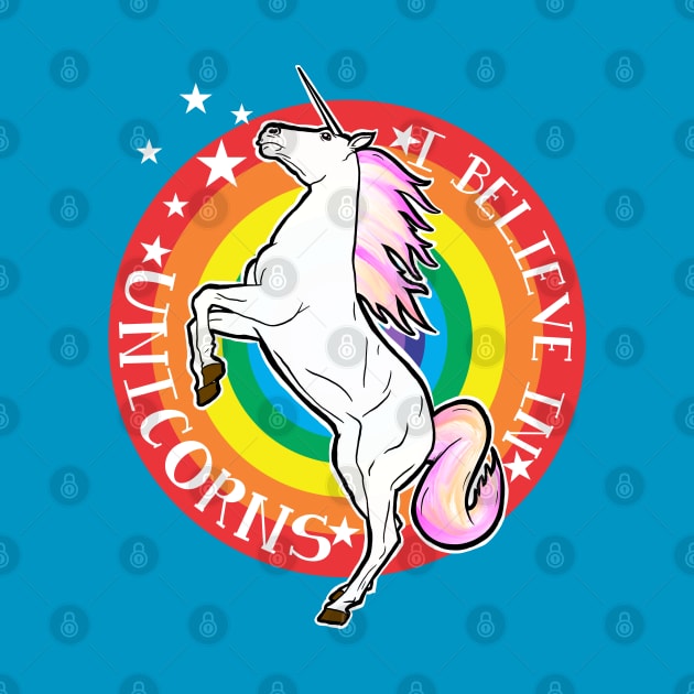 I Believe in Unicorns by Tezatoons