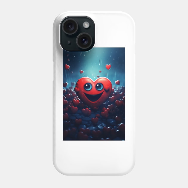 Happy Heart Phone Case by TheMadSwede