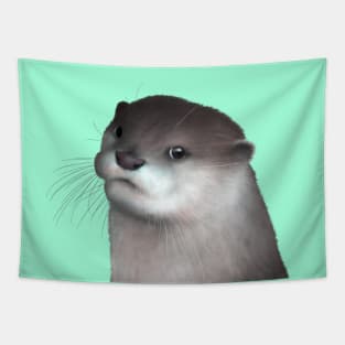 Asian Small Clawed Otter 4 Tapestry