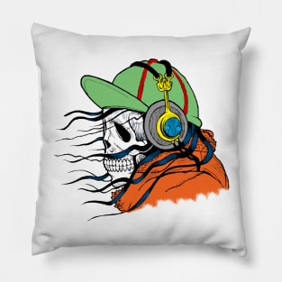 Death listening to music Pillow