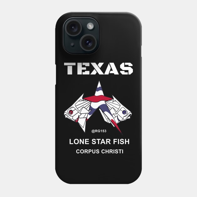 Lone Star State Fishing, Corpus Christi TX Phone Case by The Witness