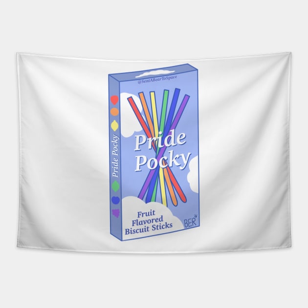 Pride Pocky Tapestry by SentABearToSpace 