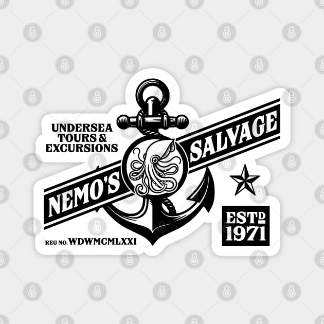 Nemo's Salvage (BL) Magnet by PopCultureShirts