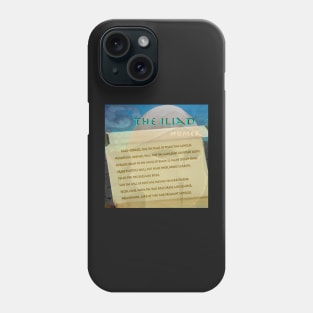 The Iliad Scroll image/text Phone Case