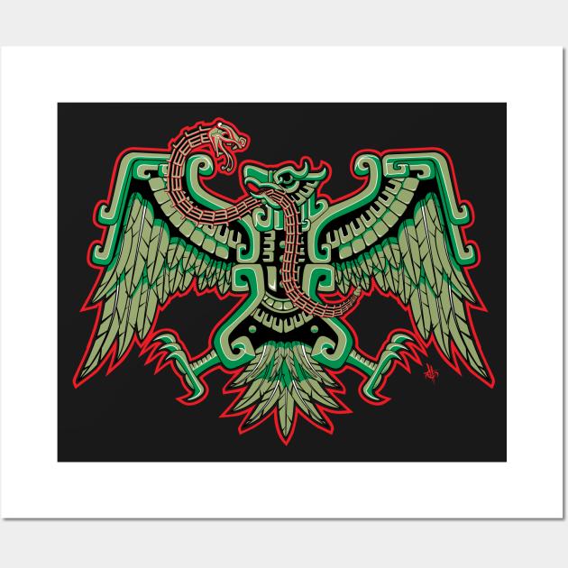 Aguila Azteca - Aztec - Posters and Art Prints | TeePublic