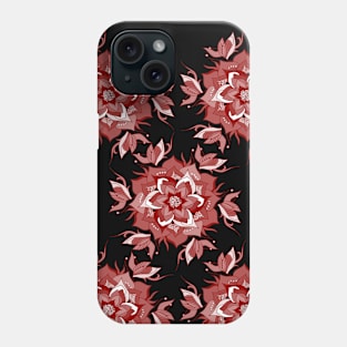 Red Floral Pattern Phone Case