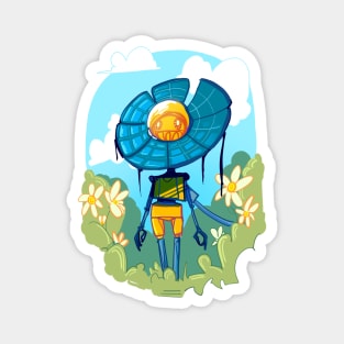 Flower Robot Magnet