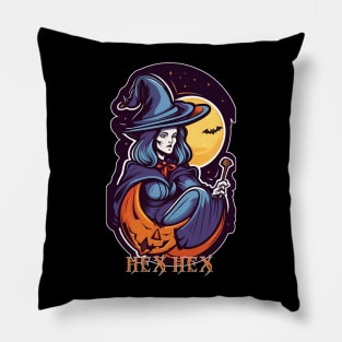 Hex, Hex - Magisches T-Shirt - Hexe mit Spruch Pillow