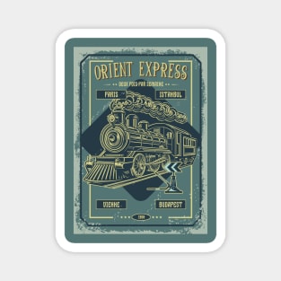 RETRO TRAIN Magnet