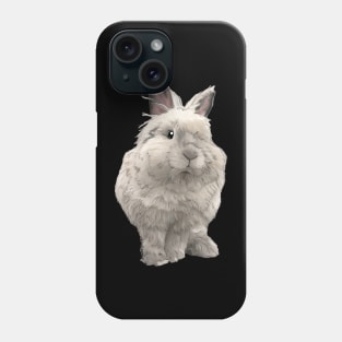 White Lion Head Rabbit _ Bunniesmee Phone Case