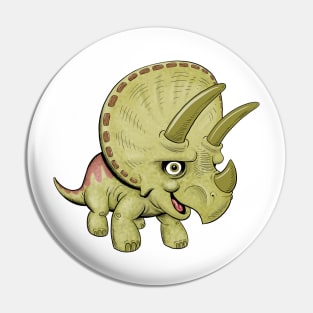 Cute Triceratops Pin