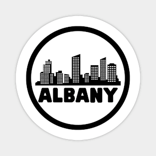 Life Is Better In Albany - Albany Skyline - Albany Tourism - Albany Skyline City Travel & Adventure Lover Magnet