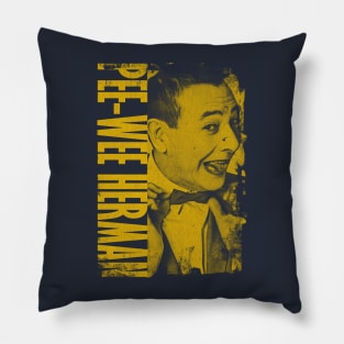 Pee-Wee Herman Yellow Vintage Pillow