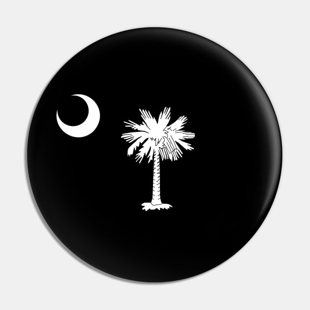 Flag of South Carolina - Black Pin by brigadeiro