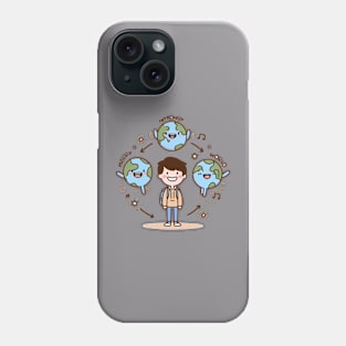 introvert happiness cycle Phone Case