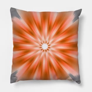 Orange Burst Pillow