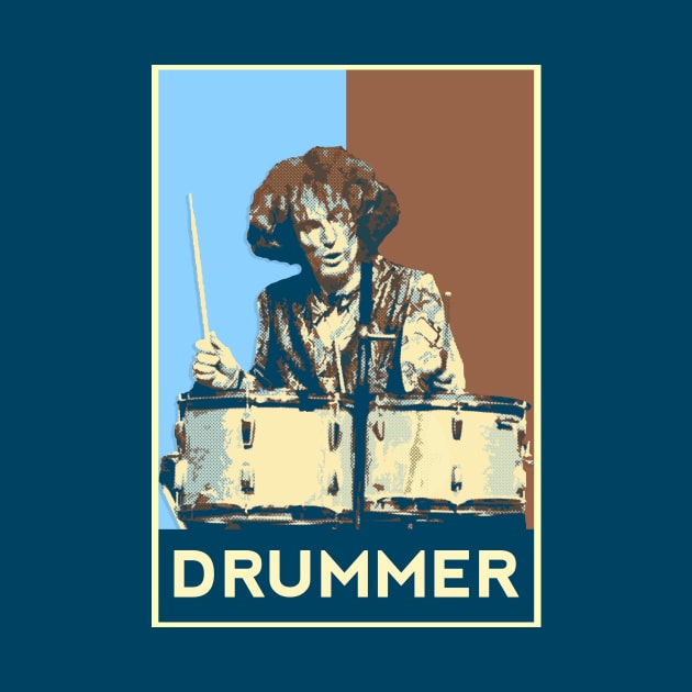 Ginger Baker Drummer Design by raiseastorm